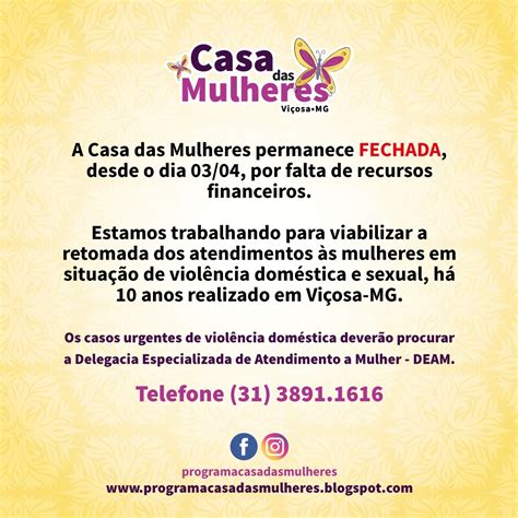 Programa Casa das Mulheres: O Programa